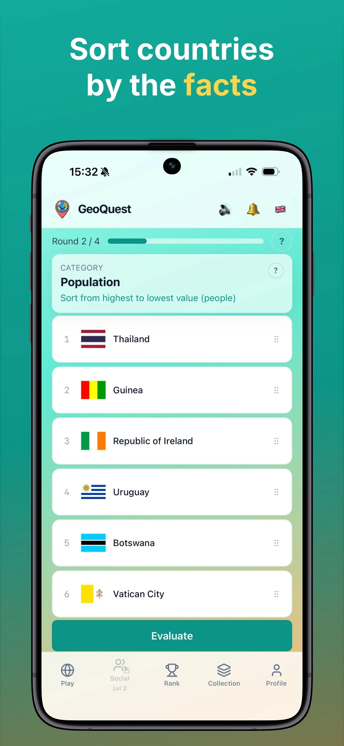 GeoQuest: World Geography Quiz screenshot