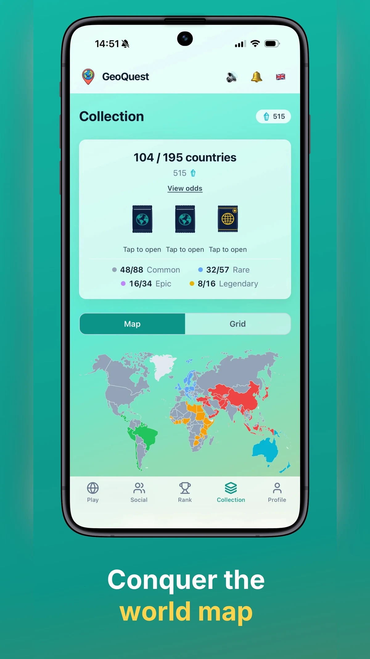 GeoQuest: World Geography Quiz screenshot