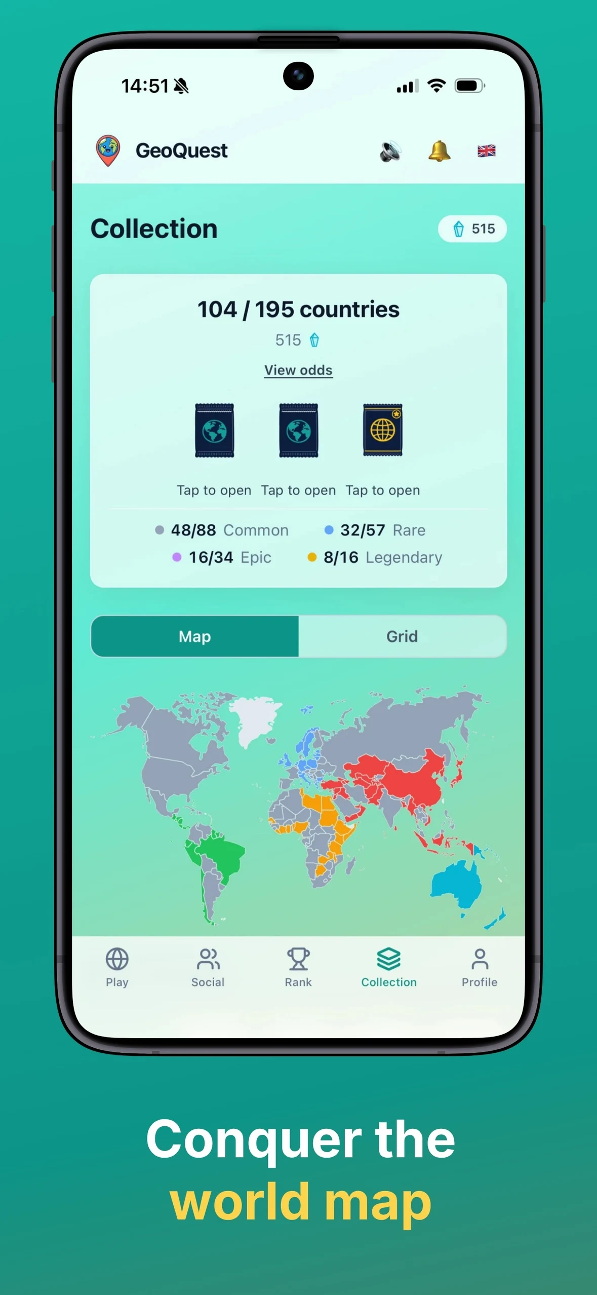 GeoQuest: World Geography Quiz screenshot