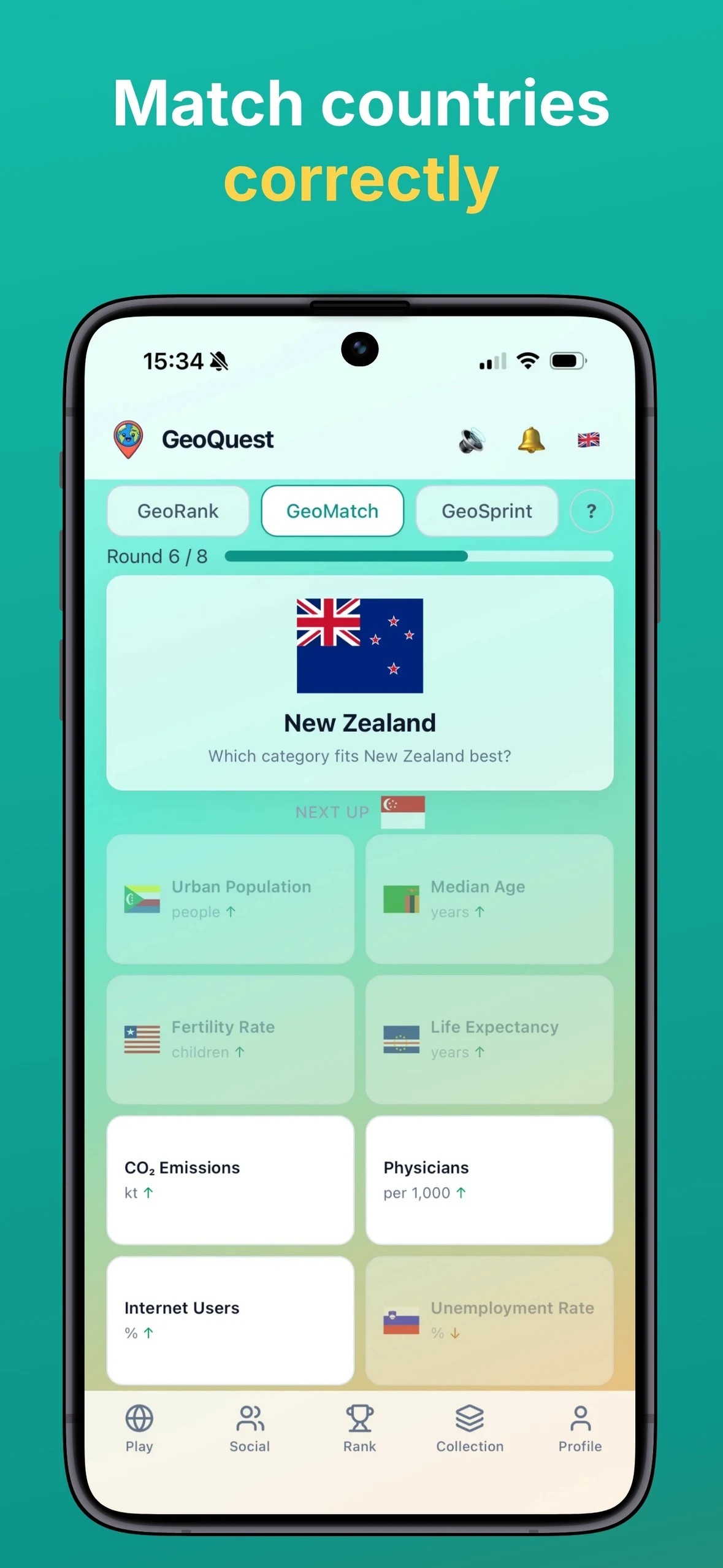 GeoQuest: World Geography Quiz screenshot