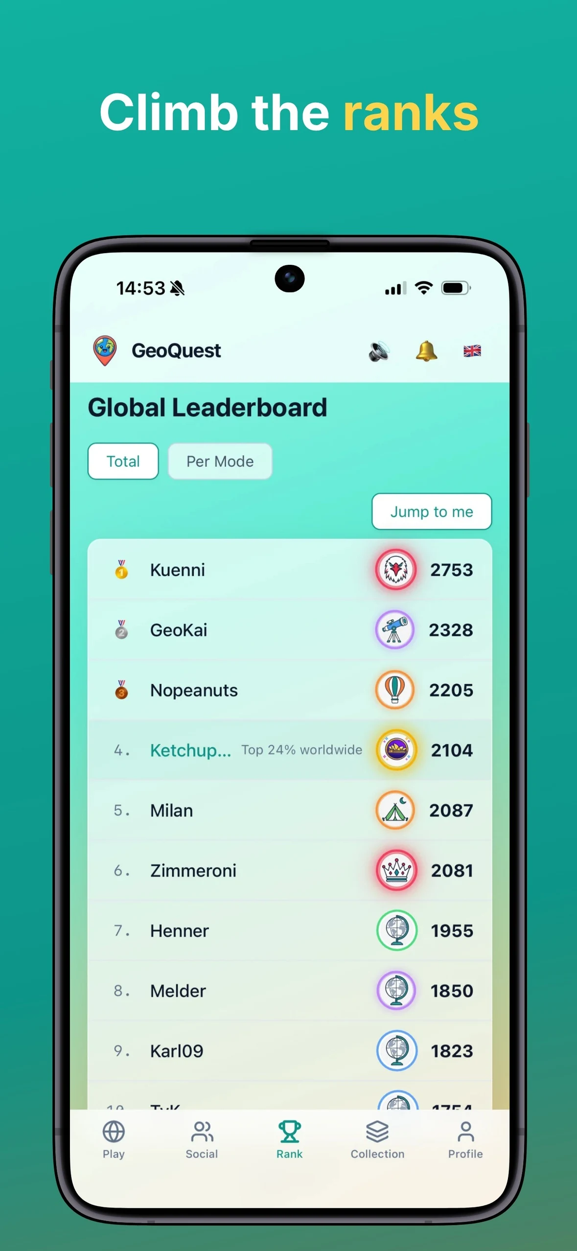 GeoQuest: World Geography Quiz screenshot