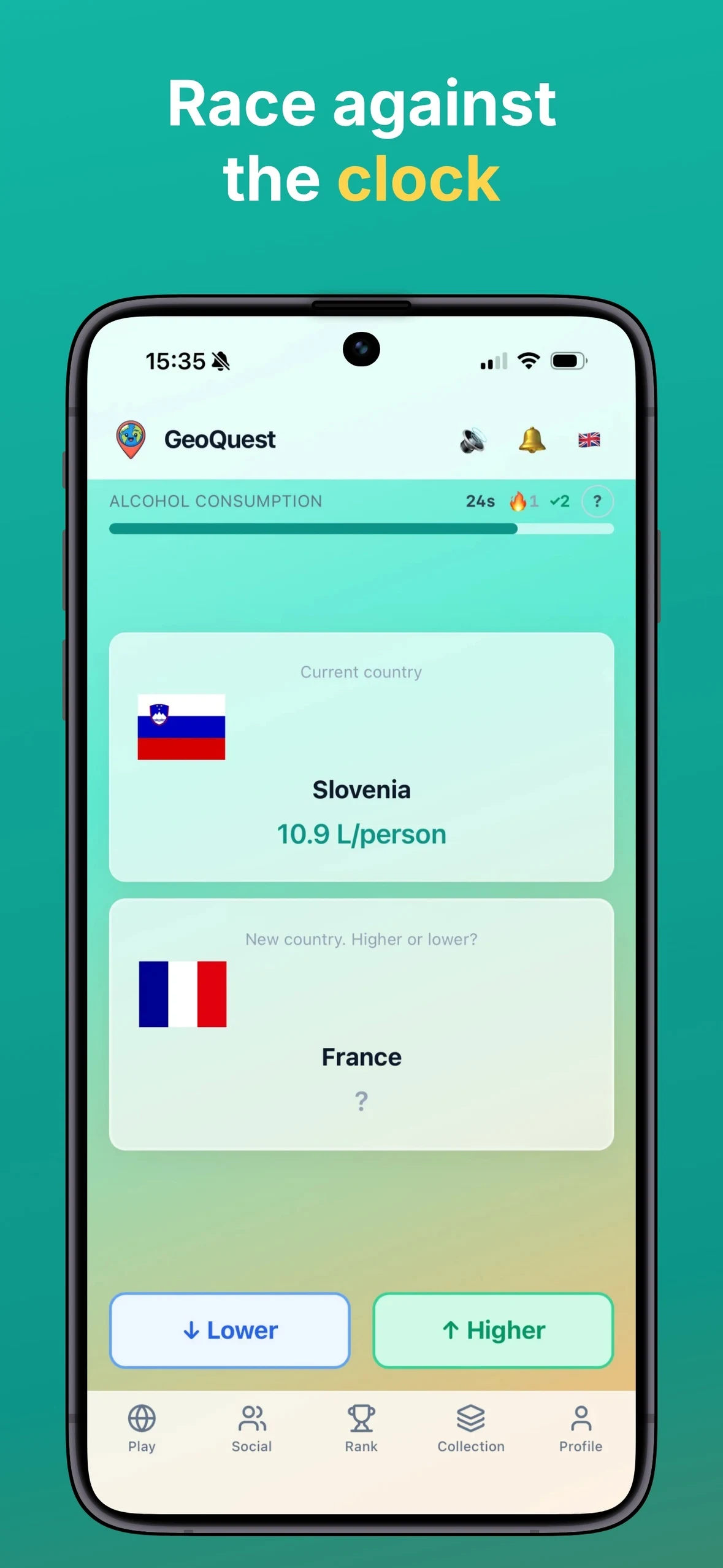 GeoQuest: World Geography Quiz screenshot